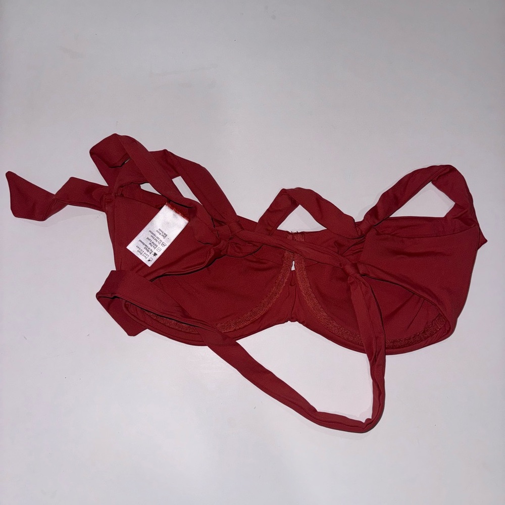 L*Space Camellia Underwire Top Color Brick - image 2